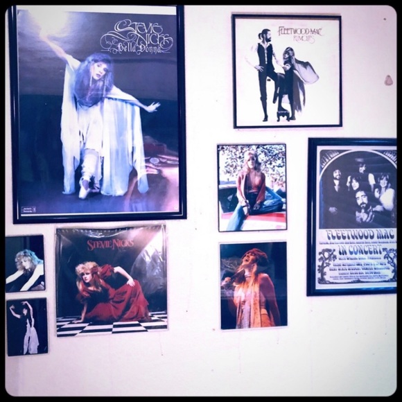 STEVIE NICKS Classic Feather Boa 8X10 Framed Photo - Picture 2 of 5